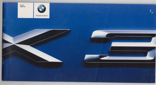 Camioneta Bmw X3 Libro Folleto De Propaganda Año 2003