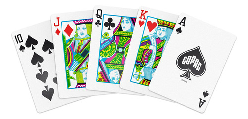 Rts De Poker Tmño Regulr Índice 1546 2 Mzos Negro Oro