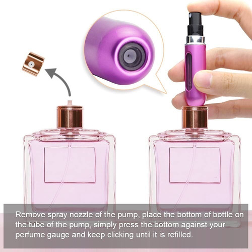Imagen 2 de 4 de Botella Recargable Perfume - Atomizador Portátil 5ml