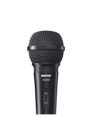 Microfono Shure Sv200 1 Canal Negro