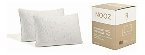 Nooz Nooz Memory Foam Pack De 2 Almohadas King Size