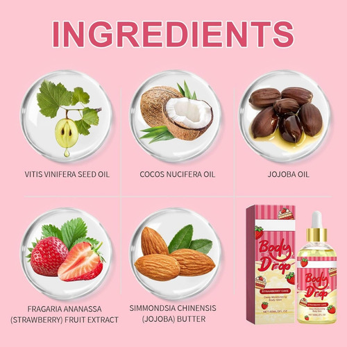 Aceite De Jugo Corporal Strawberry Shortcake