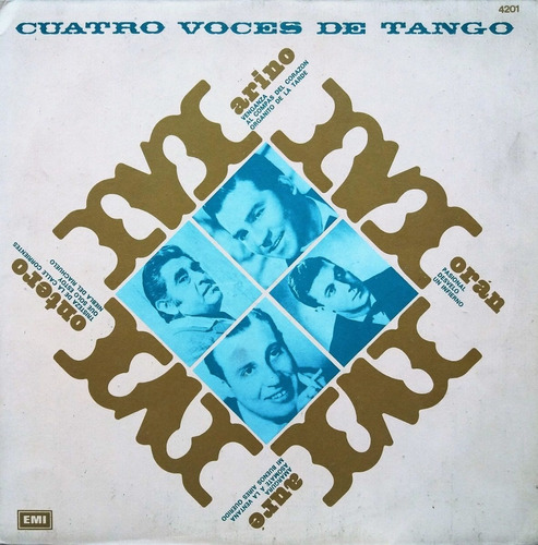 Cuatro Voces Del Tango - Montero - Marino - Morán  Lp 