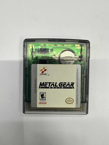 Metal Gear Gameboy Color Original Buen Estado *play Again* (Reacondicionado)