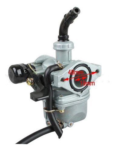 X-pro 19mm Zinc Carburetor W/hand Choke Lever Para 50cc 70cc