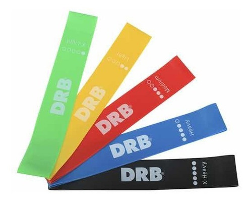 Bandas Elásticas Circulares Drb® Set 5 Unidades - Fitness