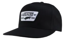 Comprar Gorra Vans Full Patch Color Negro Logo Bordado Ajustable