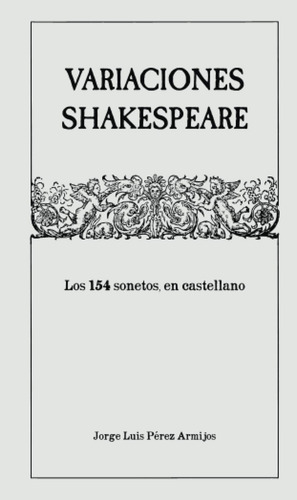 Libro: Variaciones Shakespeare: Los 154 Sonetos, En Castella