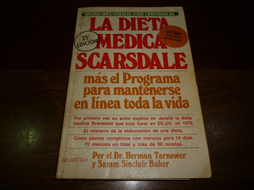 Libro - La Dieta Médica Scarsdale - Tarnower & Baker