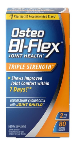 Suplemento en comprimidos Osteo Bi-Flex  Osteo Bi-Flex Triple Strength glucosamina y condroitina en pote 80 un