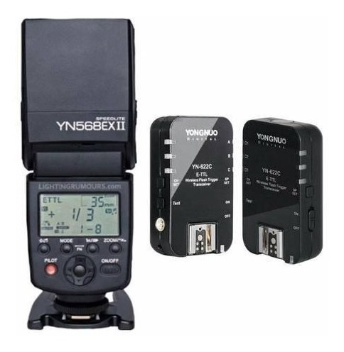 Flash Yongnuo Yn-568exii Yn 568ex Par Radios 622n Ii 622c Ii