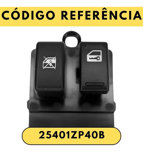 Botões Comando Vidro Elétrico Nissan Sentra Frontier