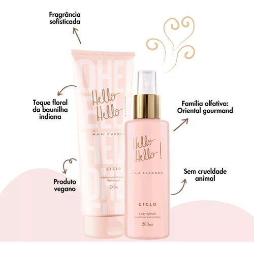Body Lotion Hello Hello 240ml+body Splash Hello Hello 200ml