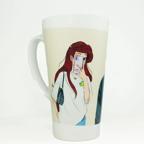 Taza La Sirenita Moderna   Ariel Y Erick 