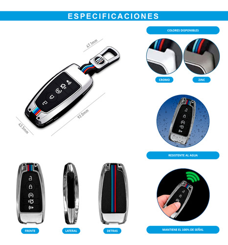 Gys Compatible Carcasa Funda Llave Control Para Ford Taurus