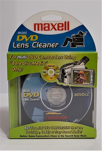 Mini Dvd Maxell, Limpiador De Lente