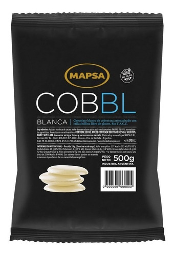 Chocolate Cob Blanca Mapsa 500g