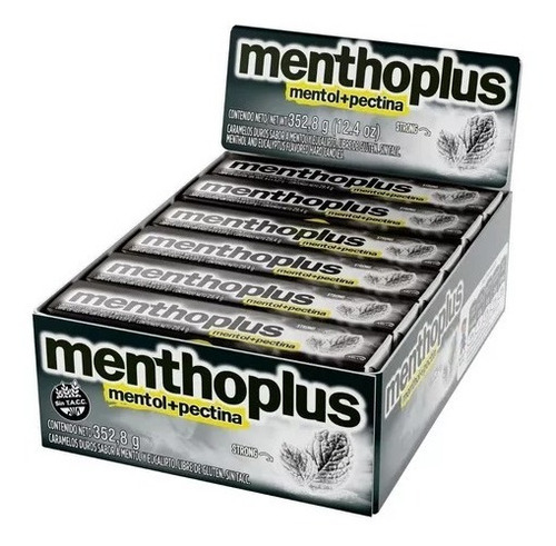Pastillas Menthoplus Strong Pack X 12un