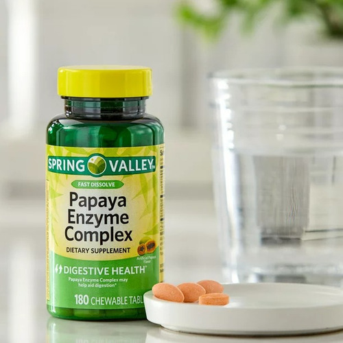 Enzimas Digestivas Papaya Digestión Probiotico 180 Eg E25 Sabor Nd Nd