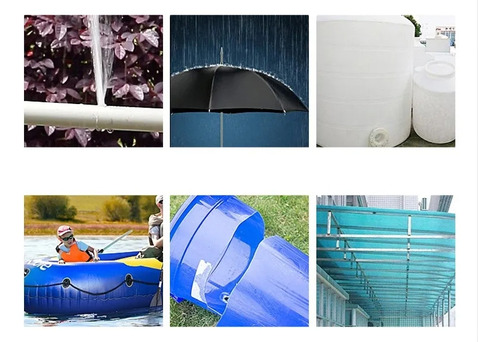 Oraab Kit De Parches De Reparación Tpu Para Piscinas Inflables, 20 Pzs De 10x10cm, Impermeables, Ideal Para Colchones De Aire, Casas Inflables, Toldos, Botes, Carpas Y Albercas