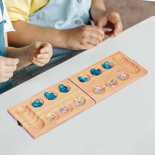 Juegos Familiares De Madera, Juego De Mesa Mancala, Juego De