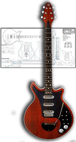oasis Extremo Rezumar Guitarra Brian May | MercadoLibre 📦