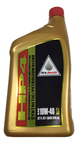 Aceite Hp4 10w40 Semisintetito Original Honda Motores 4t