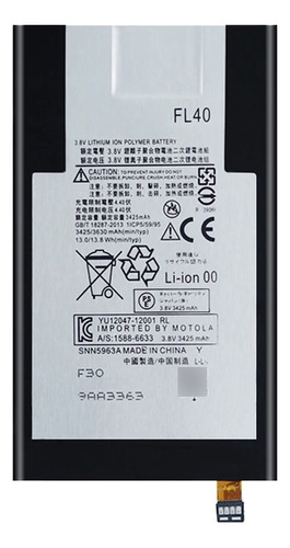 Bateria Para Motorola Moto X Play Xt1562 Xt1563 Fl40 + Logo