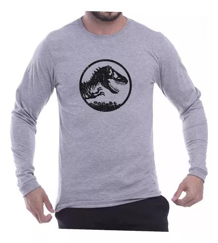 Blusa de Moletom Jogo Dinossauro Google Gola c/ Elastano - Unissex