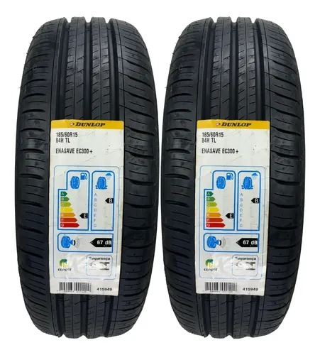 Kit 4 Pneus 185/60r15 Dunlop Enasave Ec300 84h Original | MercadoLivre
