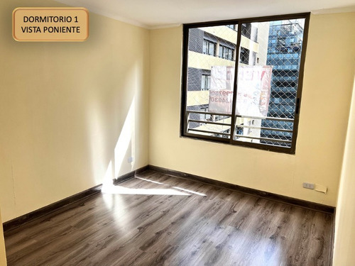 Luminoso Departamento En 6to Piso Santiago Centro.