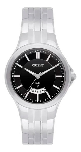 Relógio Orient Classico Calendário Aço Mbss1118a