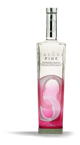 Vodka Cavoda Pink Con Luz