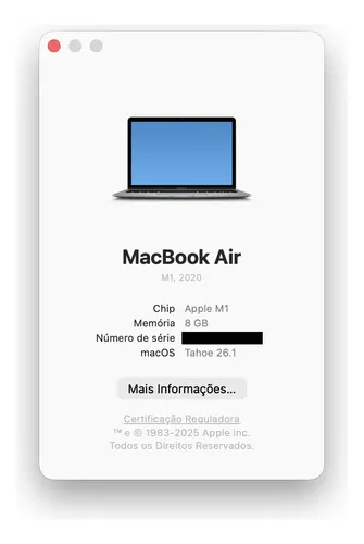 Apple Macbook Air 13 - M1 - 256 Gb Ssd - Cinza-espacial | MercadoLivre