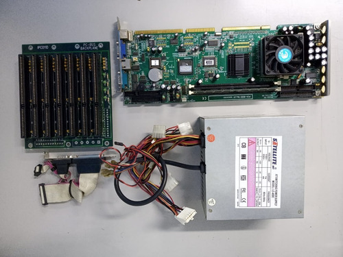 Kit Pc-bus Backplane (isa) + Placa Mãe (completo Descrição)