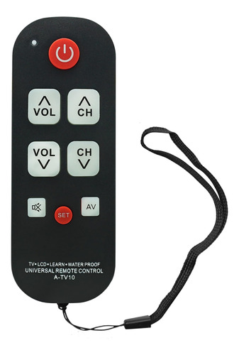 Control Remoto Universal De Tv Con Boton Grande Con Teclas B