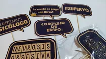 Comprar Cartelitos Deco Selfie Fotos Props Recibida Psicologo X8u