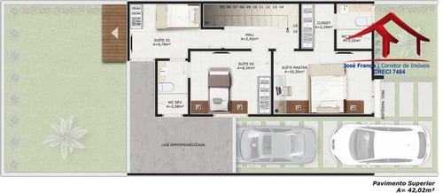 Casa Com 3 Dormitórios À Venda, 95 M² Por R$ 359.000,00 - Eusébio - Eusébio/ce - Ca0094