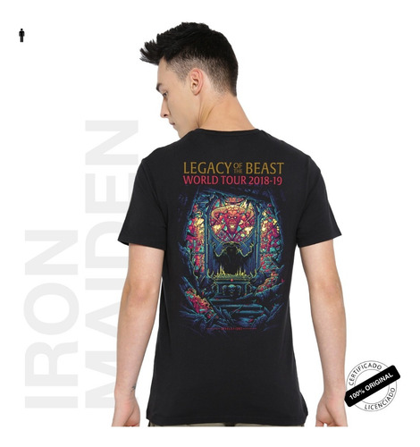 Camiseta Oficial Iron Maiden Revelations Tour 2019