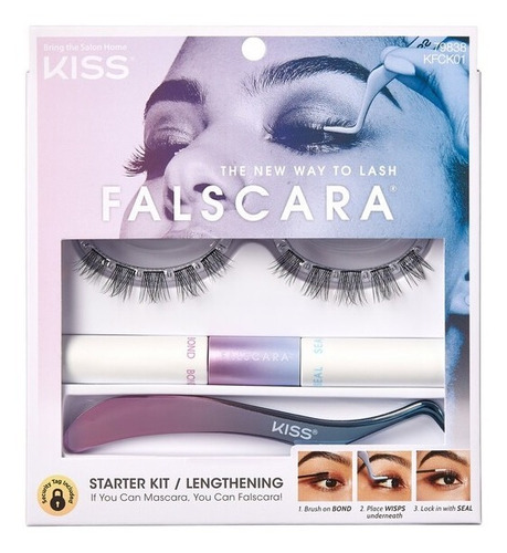 Imagen 1 de 4 de Pestañas Falscara Kiss