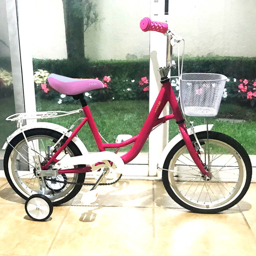 Bicicleta Niña Infantil Rodado 16 Con Canasta Pedalé