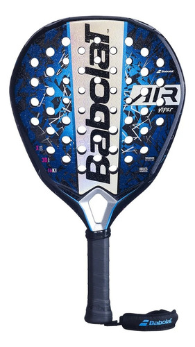Pala De Padel Babolat Air Viper 16k (355g.) 2025 Negro/azul