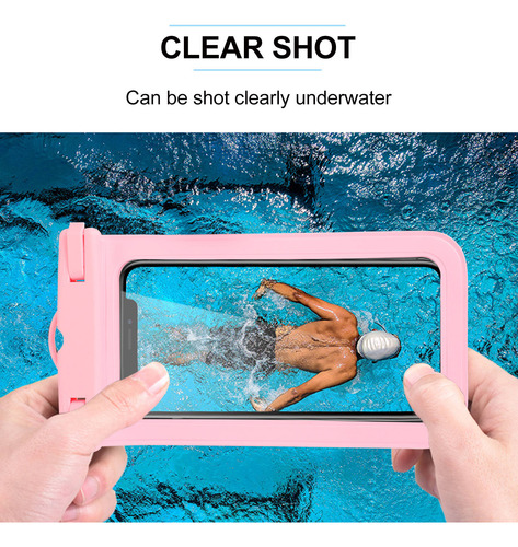 Funda Impermeable Para Teléfono Celular, Bolsa Impermeable M