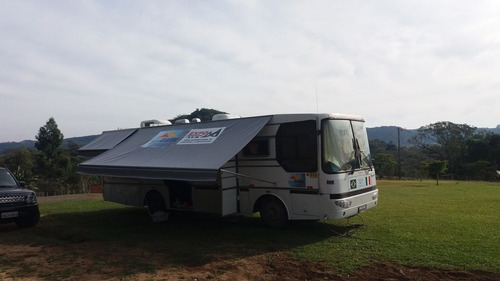 Imagem 2 de 15 de Motorhome Turiscar Riviera 1100 9,60m 1990 Vw11160 8 Pessoas