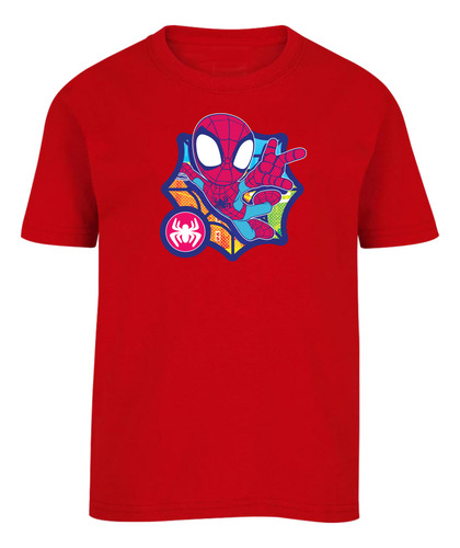 Marvel Playera Infantil Spidey Increibles Amigos Oficial