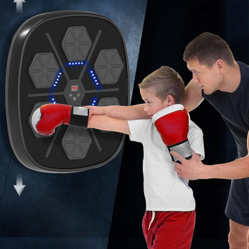 Máquina De Boxeo Eléctrica, Equipo Con 2 Pares De Guantes