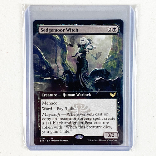 Sedgemoor Witch Extended Art Strixhaven Magic Mtg