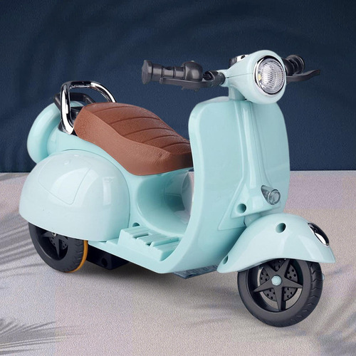 Motorcycle Kids Juguete Interactivo Para Niños Regalos Azul
