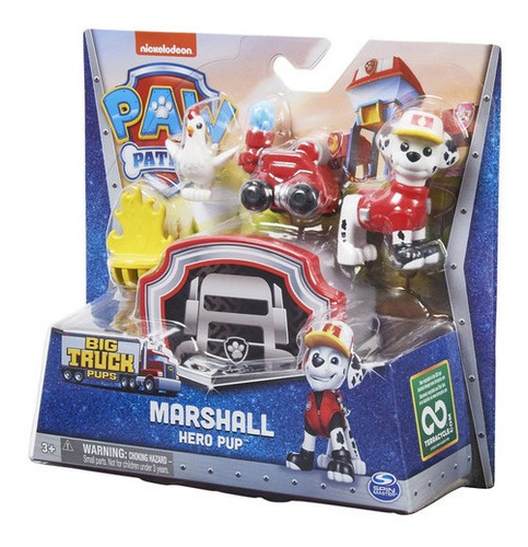 Figura De Acción Paw Patrol Big Truck Pups Marshall