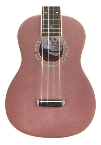 Fender 0971630066 Zuma Ukulele Concierto Classic Bgm Color Rosa